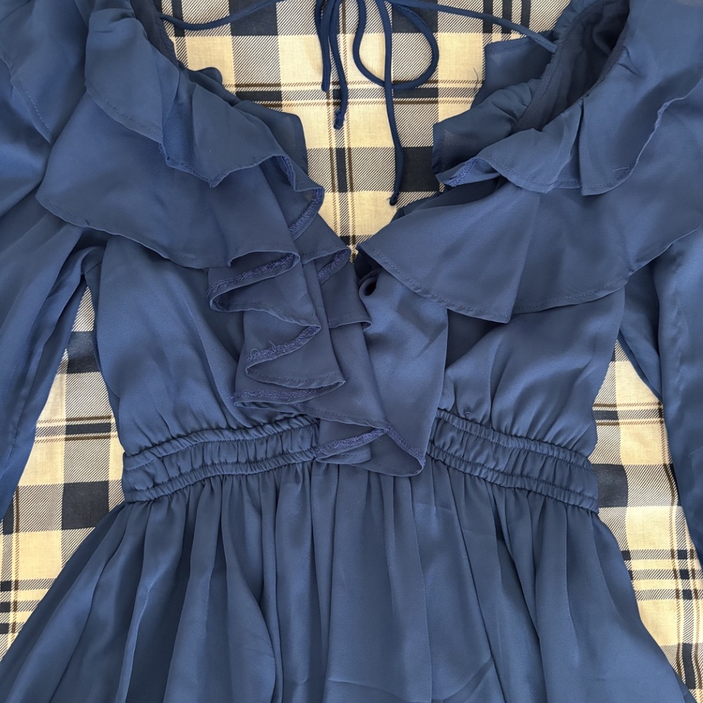 A&F Ruffled Mini Dress - Picture 2 of 3